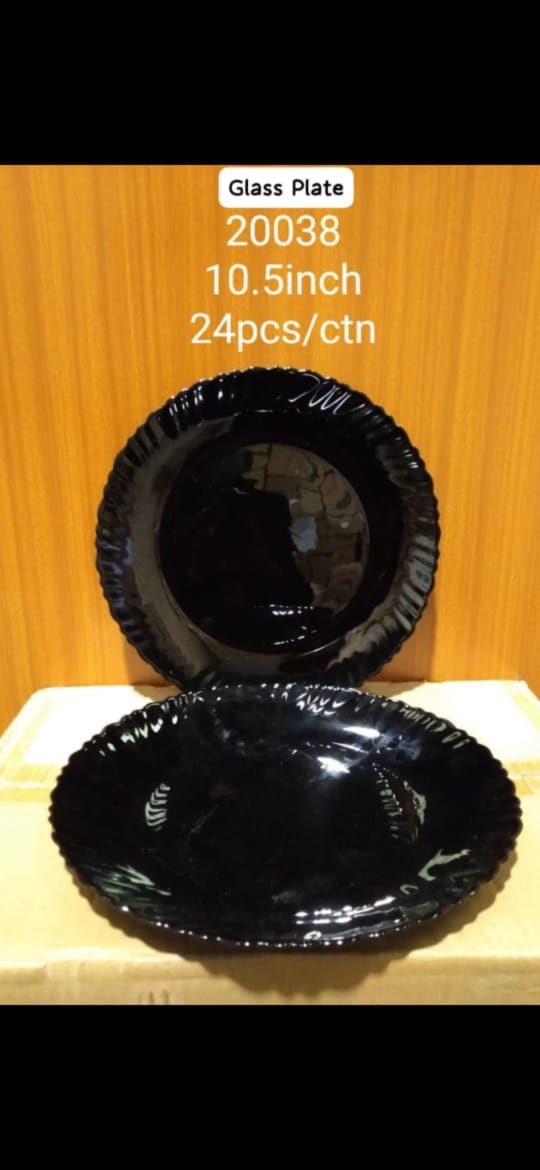 10.5 INCH GLASS PLATE 20038